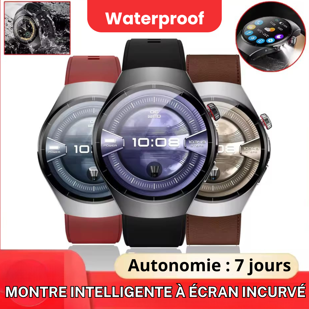 Montre intelligente à écran incurvé