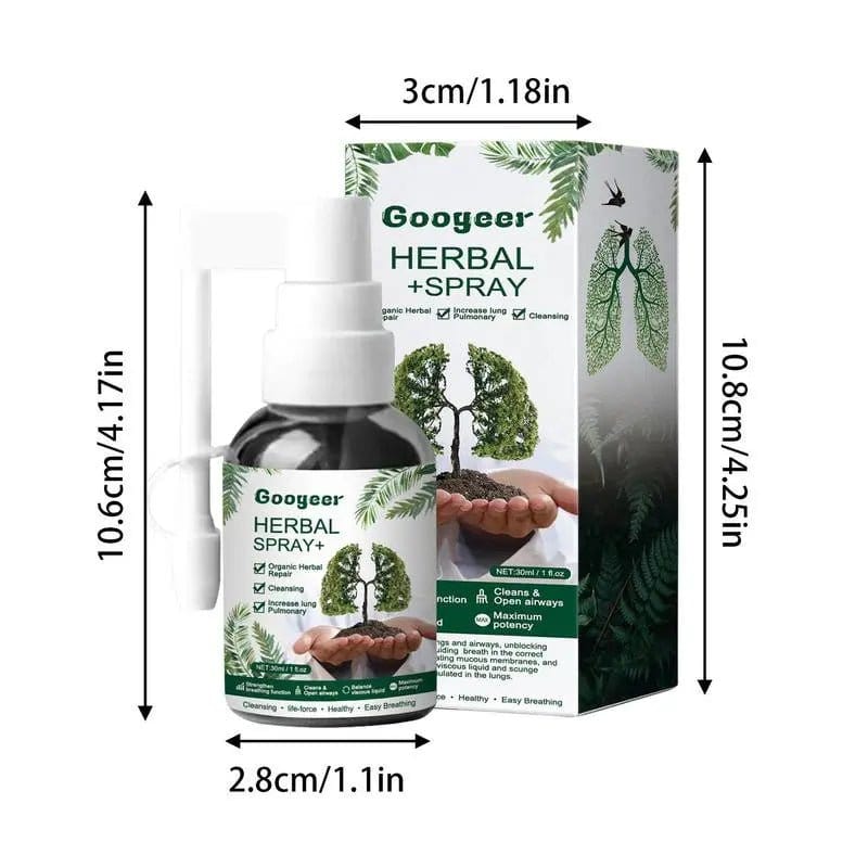 Spray nettoyant pour les poumons à base de plantes Googeer