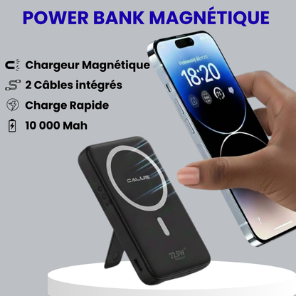 Power Bank magnétique sans fil 4 en 1