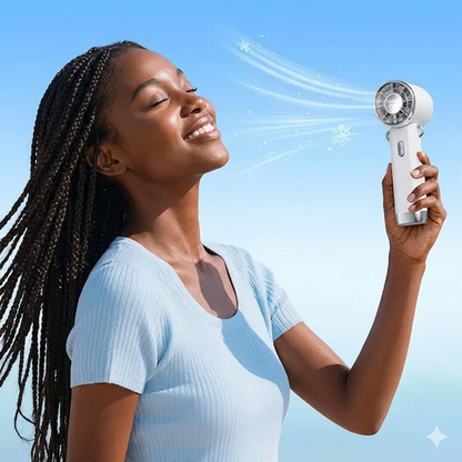 Mini Ventilateur Portable à Main + refroidisseur