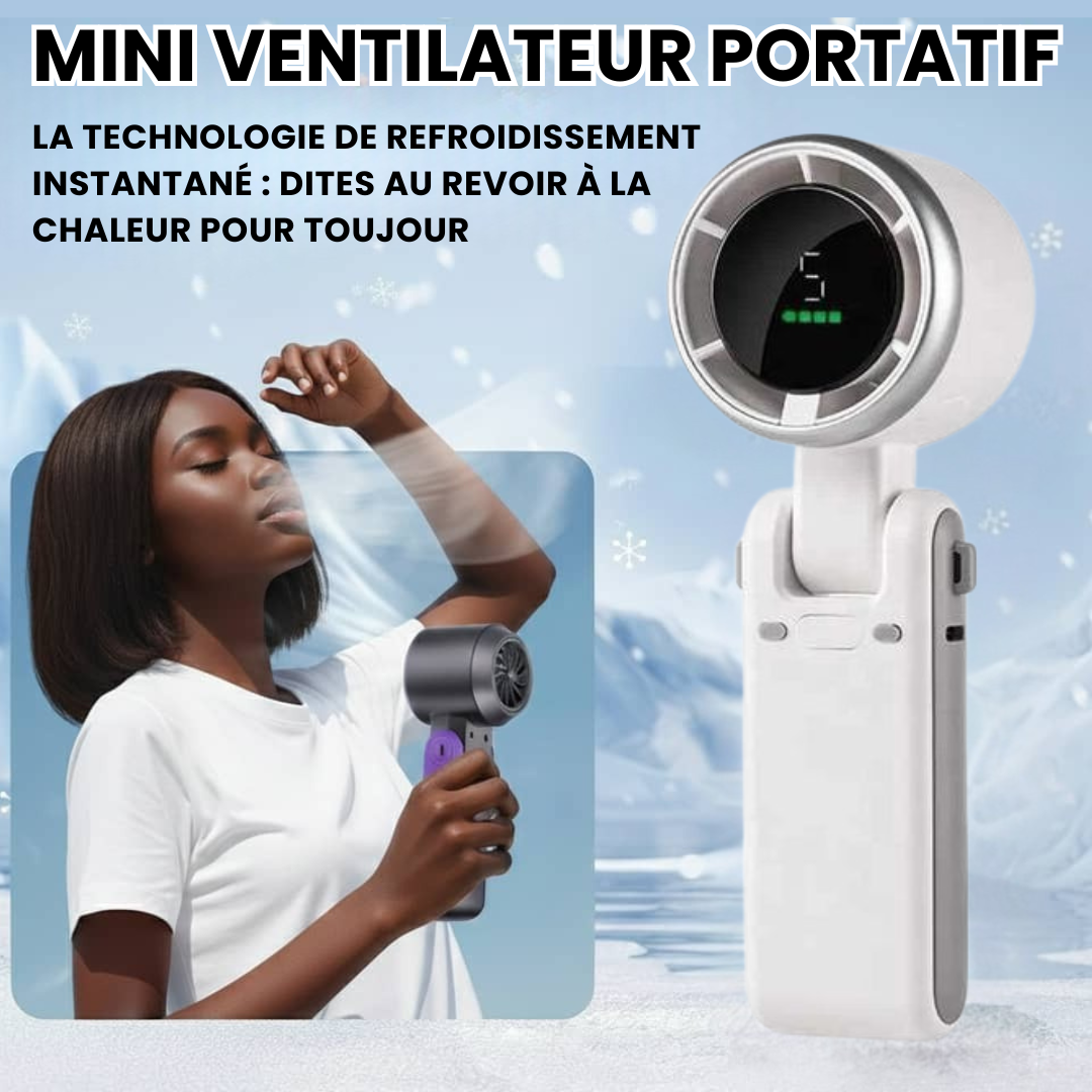 Mini Ventilateur Portable à Main rechargeable
