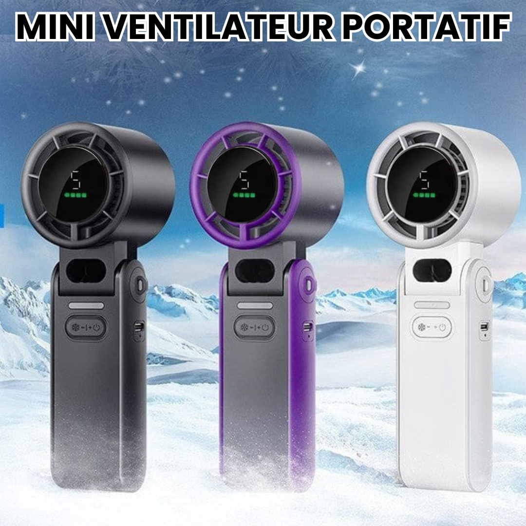 Mini Ventilateur Portable à Main rechargeable