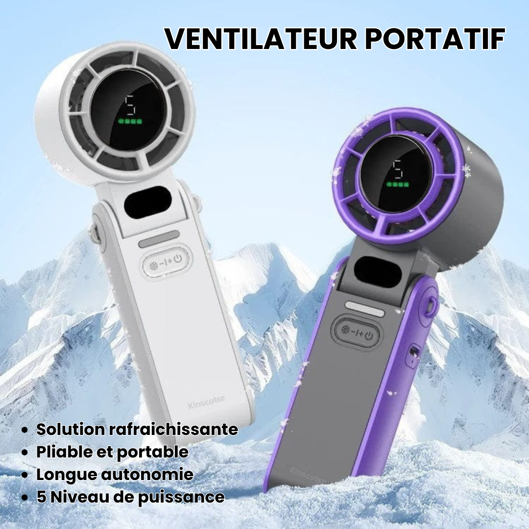 Mini Ventilateur Portable à Main rechargeable