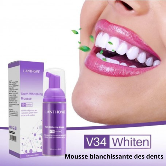 Mousse V34 pour le Blanchiment Des Dents