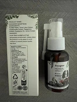 Spray nettoyant pour les poumons à base de plantes Googeer