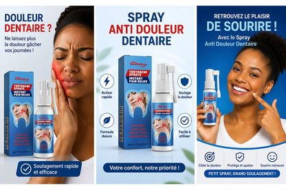 SPRAY DENTAIRE PRO : FINI LES DOULEURS DENTAIRES INSUPPORTABLES EN QUELQUES SECONDES Ben