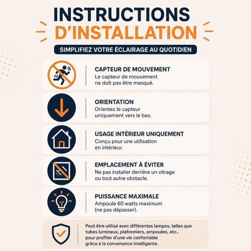 Douille Intelligente à Détection de mouvement
