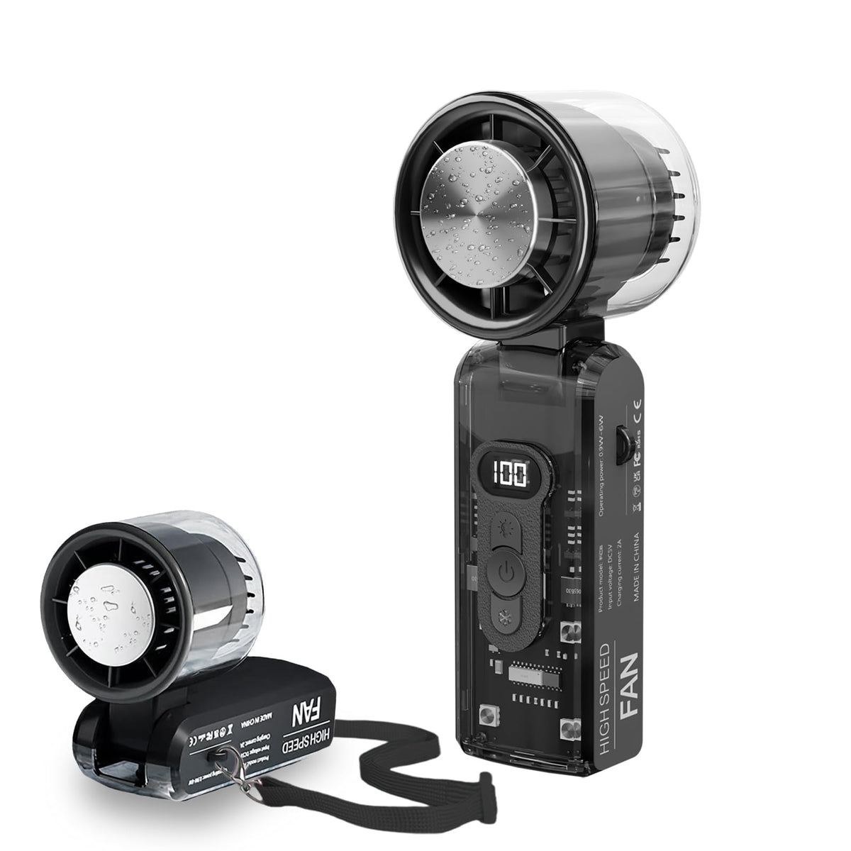 Mini Ventilateur Portable Rechargeable LED